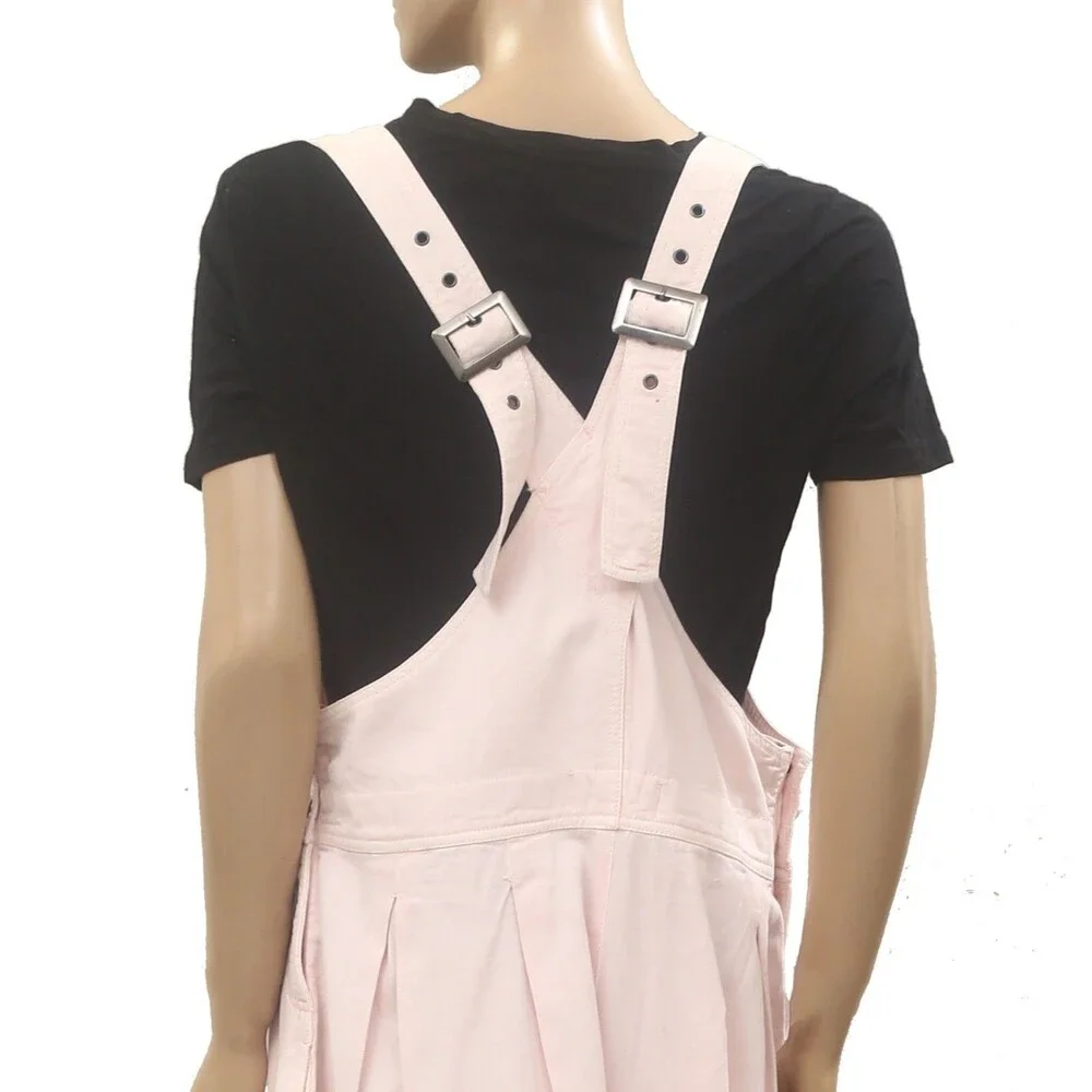 Free People We The Free Felix Tapered Overalls Jumpsuit Pinafore Solid XS 286884